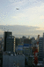 Самолёты над центром города - обычное явление. Вид из окна гостиничного ресторана на 17 этаже (утро, 7ч.33мин.).